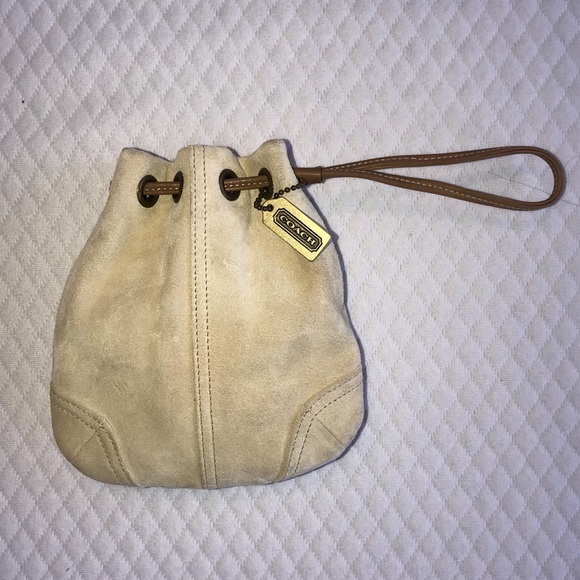 Coach suede wristlet - Picture 1 of 3
